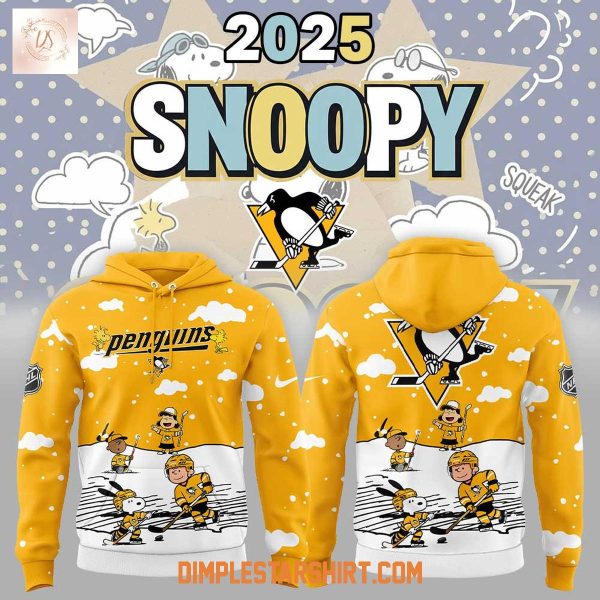 Pittsburgh Penguins Snoopy Peanuts 2025 Hoodie Shirt
