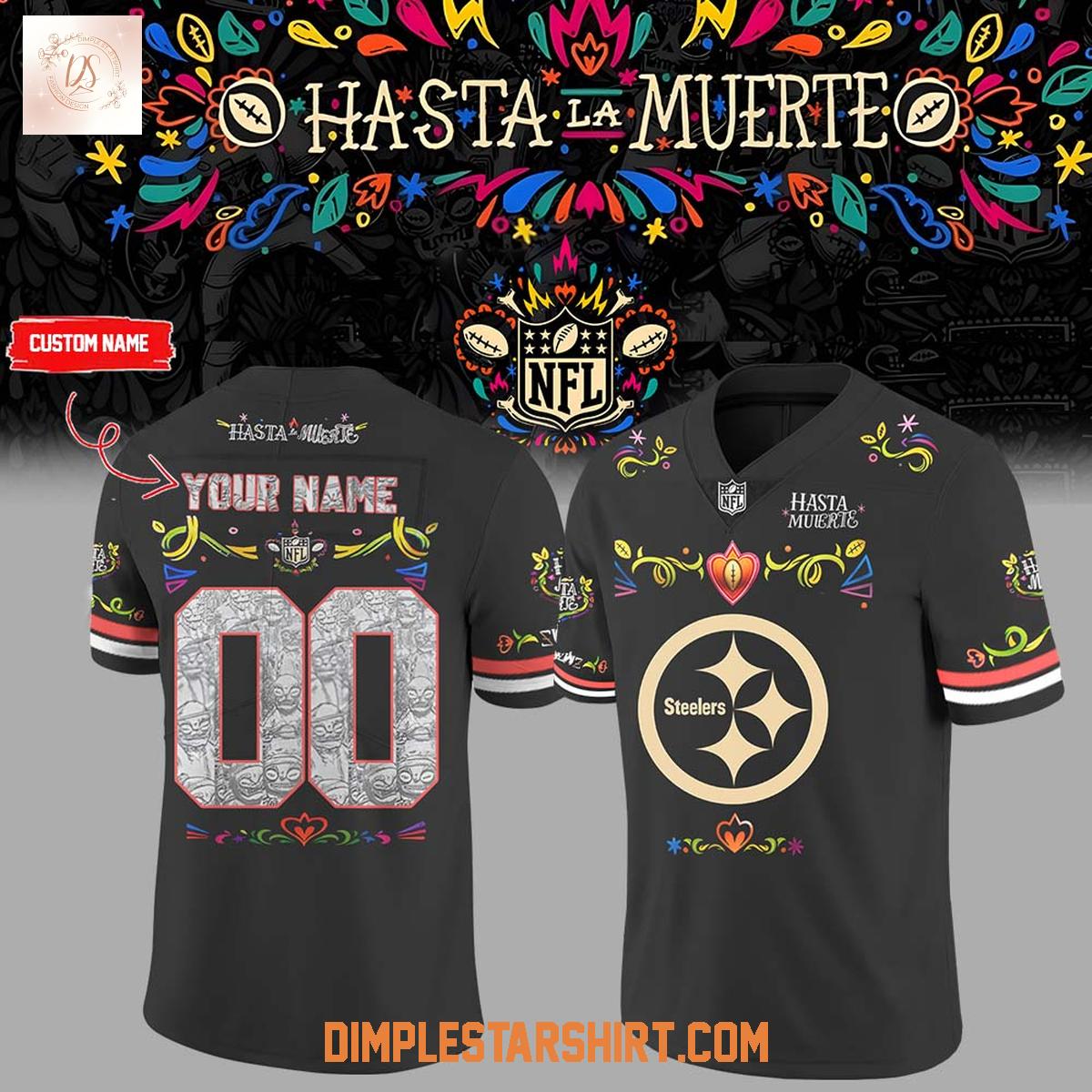 Pittsburgh Steelers Hasta La Muerte 2025 Football Jersey Pittsburgh Steelers Hasta La Muerte 2025 Football Jersey