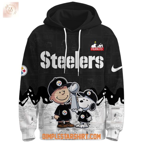 Pittsburgh Steelers x Snoopy Peanuts Night Hoodie Shirt