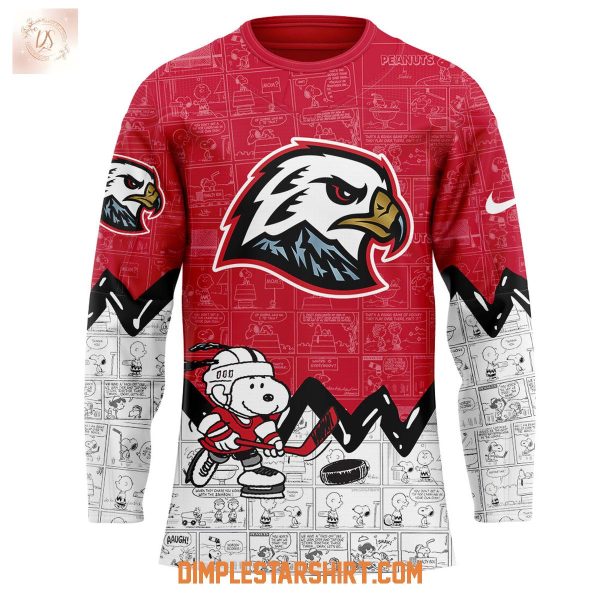 Portland Winterhawks 75th Anniversary Of Peanuts Hockey Jersey