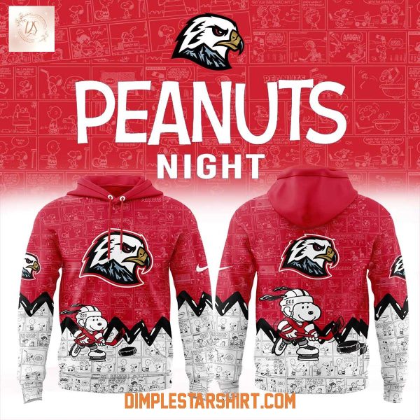 Portland Winterhawks 75th Anniversary Of Peanuts Hoodie Shirt