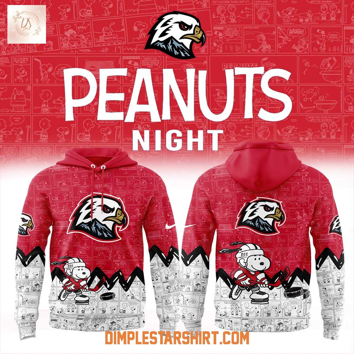 Portland Winterhawks 75th Anniversary Of Peanuts Hoodie Shirt Portland Winterhawks 75th Anniversary Of Peanuts Hoodie Shirt