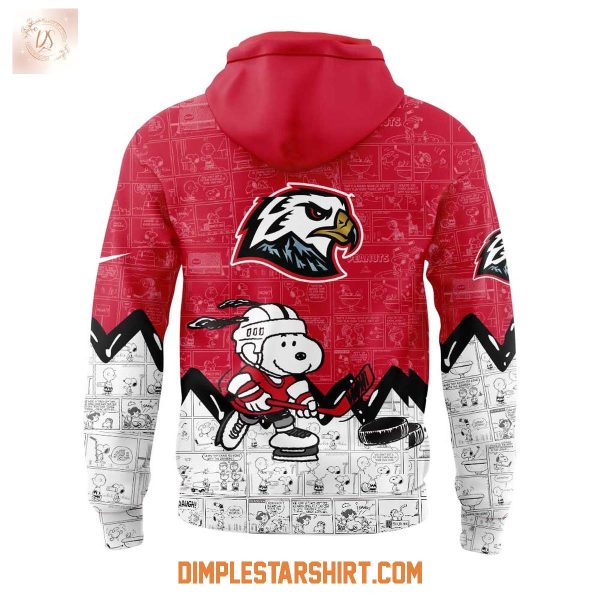 Portland Winterhawks 75th Anniversary Of Peanuts Hoodie Shirt