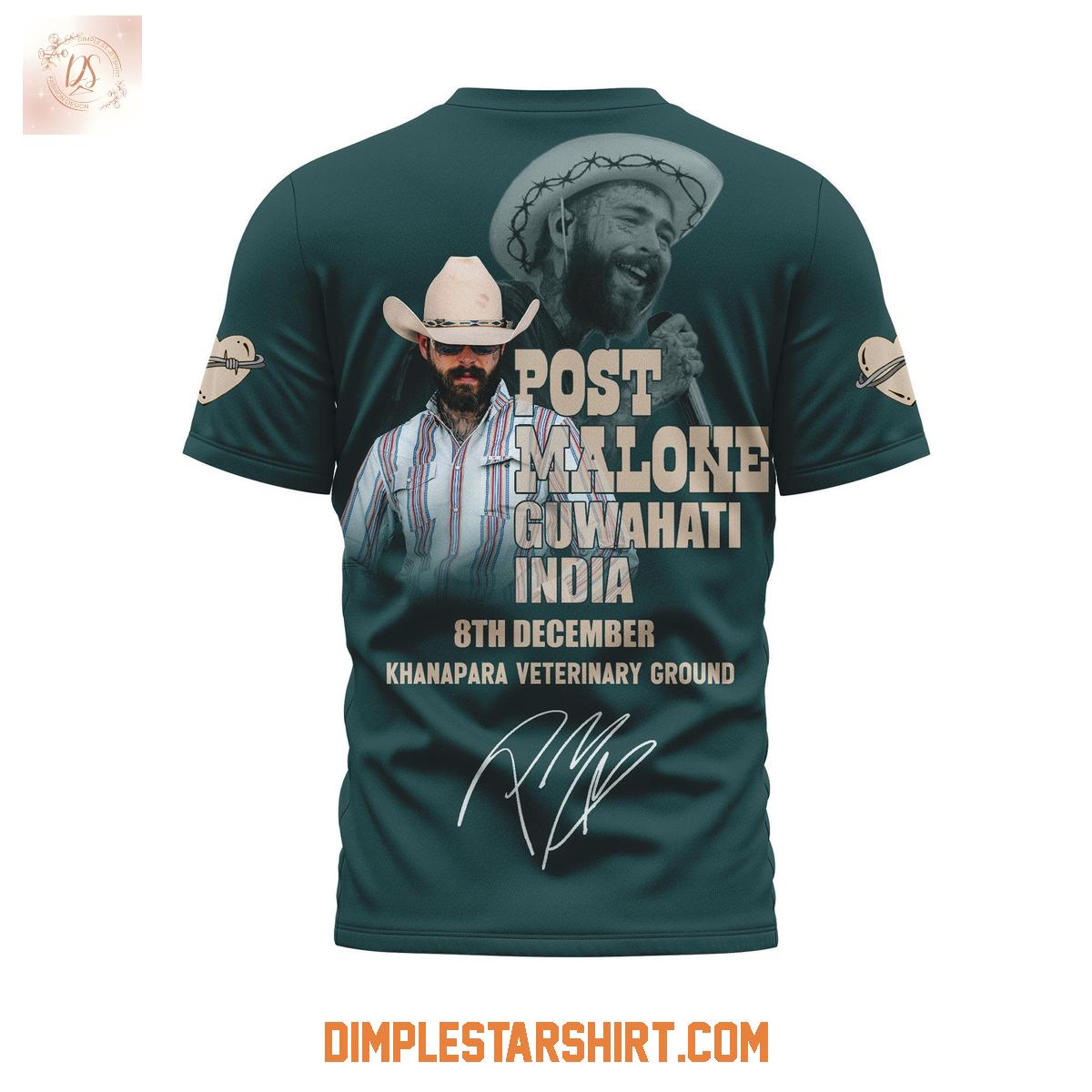 Post Malone Guwahati India Shirt Post Malone Guwahati India Shirt