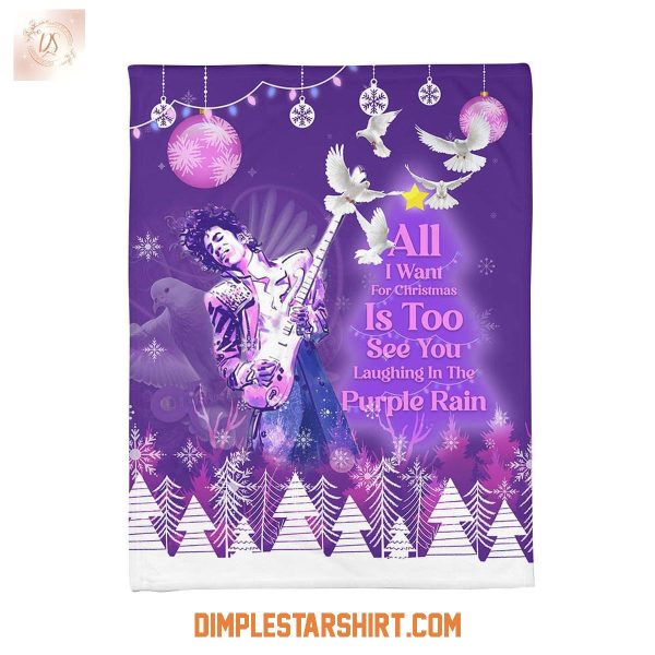 Prince All I Want For Christmas Is Too See You Laughing In The Purple Rain Blanket Quilt And Pillow 2 72ZEz.jpg