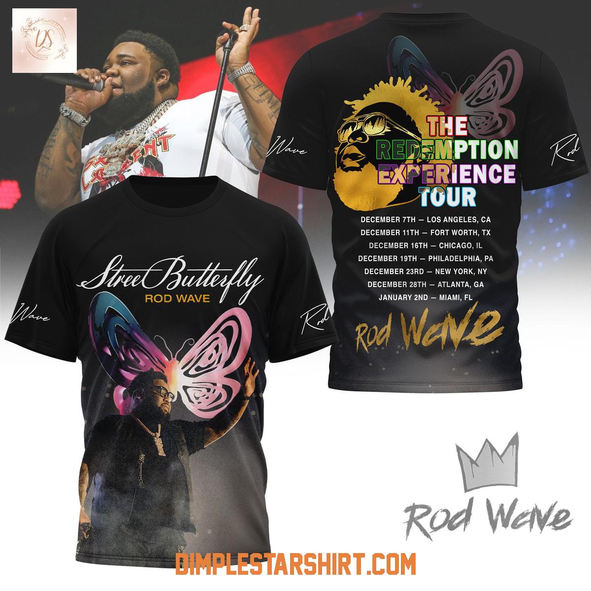 Rod Wave The Redemption Experience Tour Shirt Rod Wave The Redemption Experience Tour Shirt