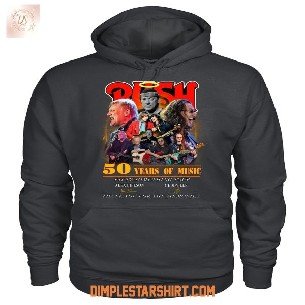 Rush Band 50 Years Of Music Fifty Something Tout T Shirt
