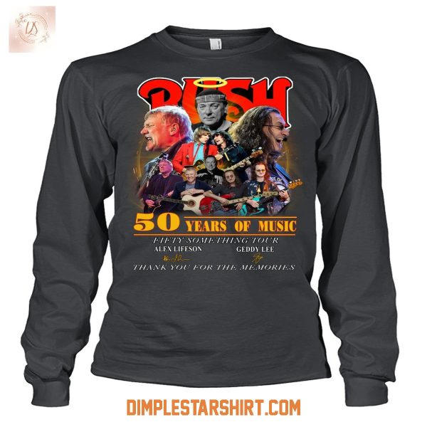 Rush Band 50 Years Of Music Fifty Something Tout T Shirt