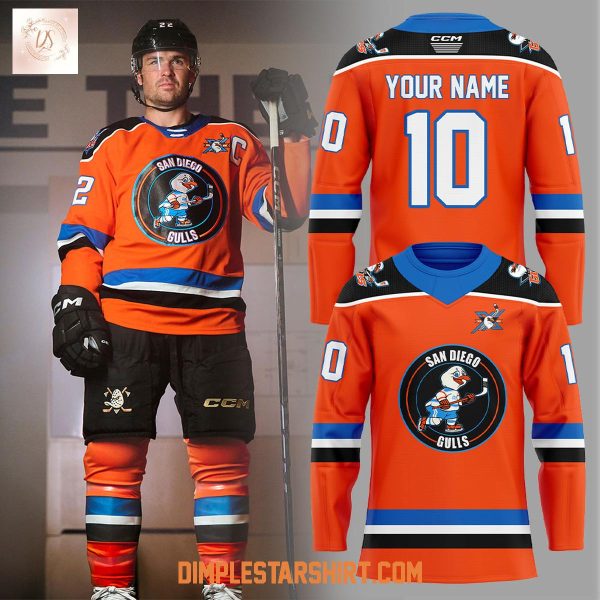 San Diego Gulls 10 Years Anniversary Hockey Jersey