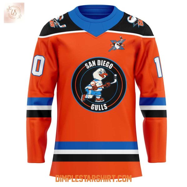 San Diego Gulls 10 Years Anniversary Hockey Jersey