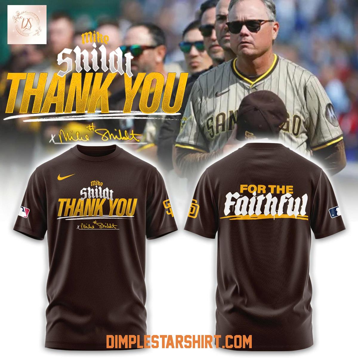 San Diego Padres Mike Shildt Thank You Hoodie Shirt San Diego Padres Mike Shildt Thank You Hoodie Shirt