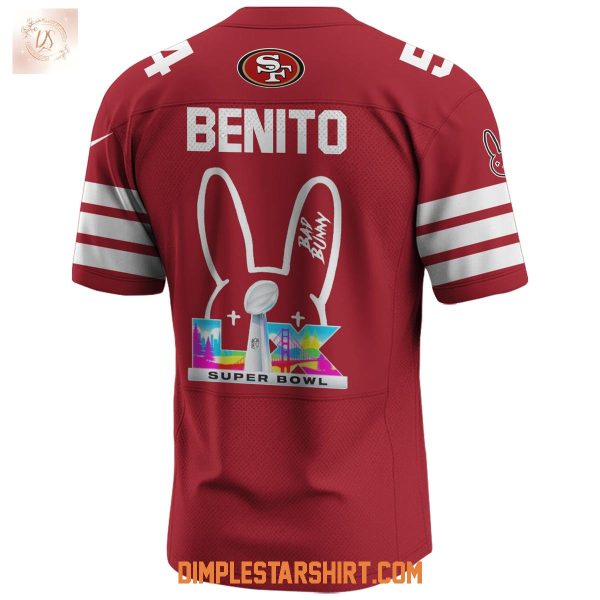 San Francisco 49ers x Bad Bunny 2025 Super Bowl Jersey