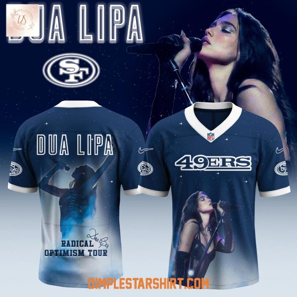 San Francisco 49ers x Dua Lipa Radical Optimism Tour Football Jersey