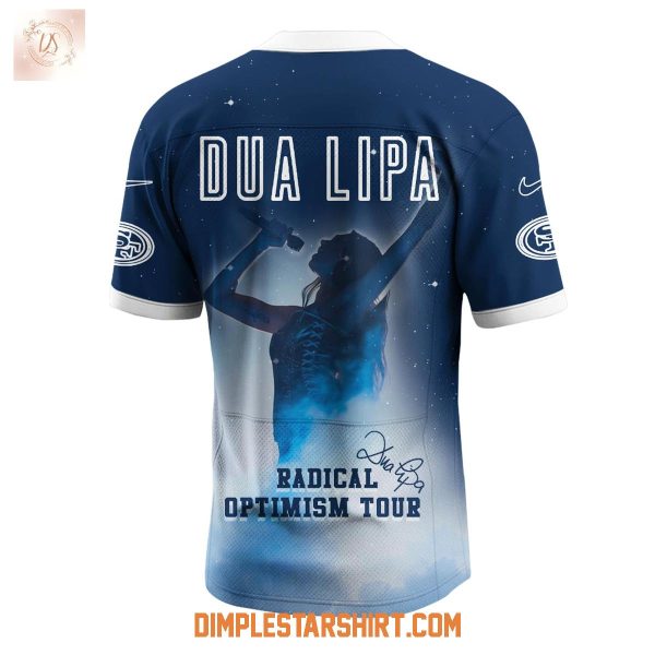 San Francisco 49ers x Dua Lipa Radical Optimism Tour Football Jersey