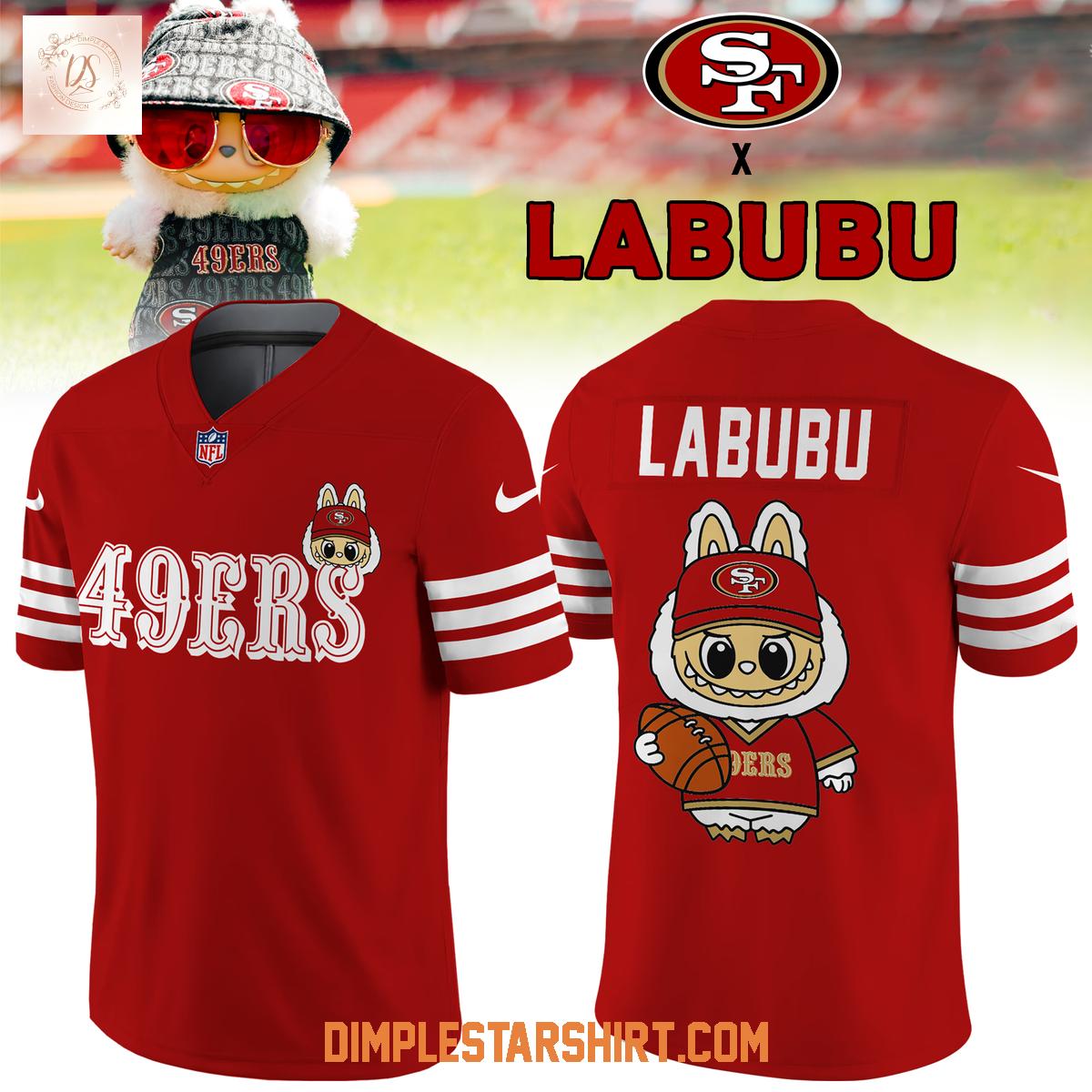 San Francisco 49ers x Labubu Football Jersey San Francisco 49ers x Labubu Football Jersey