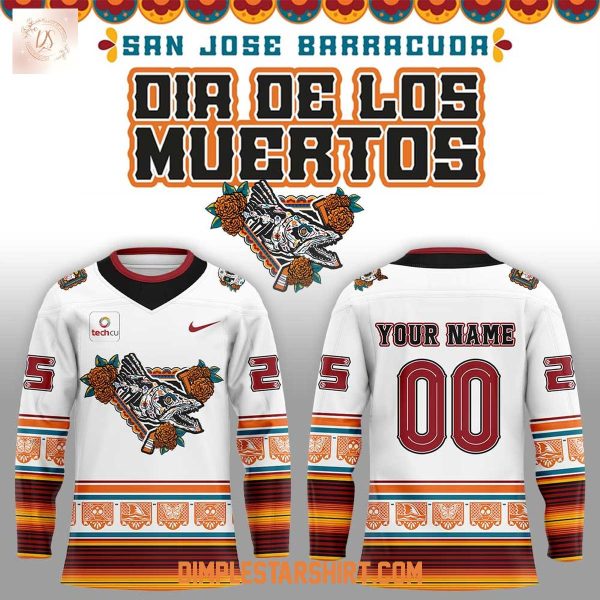 San Jose Barracuda Dia De Los Muertos Hockey Jersey