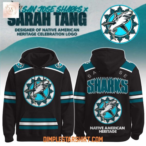 San Jose Sharks Native American Heritage Hoodie Shirt