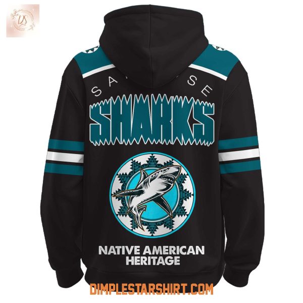 San Jose Sharks Native American Heritage Hoodie Shirt