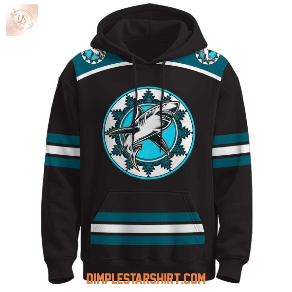 San Jose Sharks Native American Heritage Hoodie Shirt