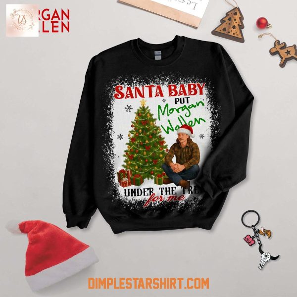 Santa Baby Put Morgan Wallen Under The Tree For Me Pajamas Set