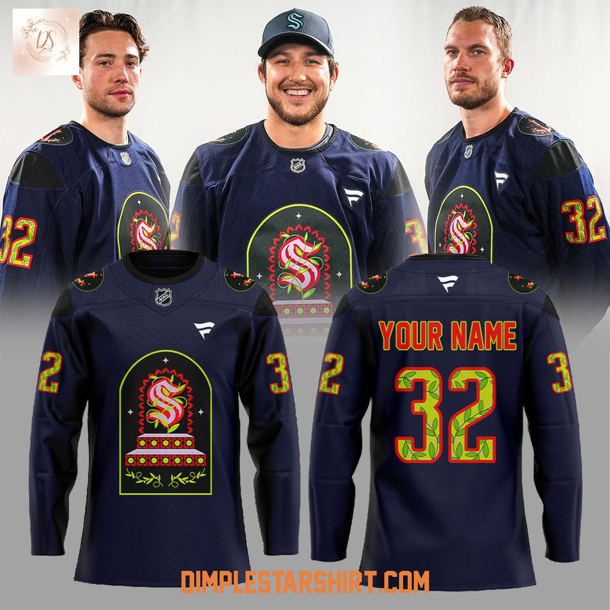 Seattle Kraken Hispanic Heritage Night 2025 Hockey Jersey Seattle Kraken Hispanic Heritage Night 2025 Hockey Jersey
