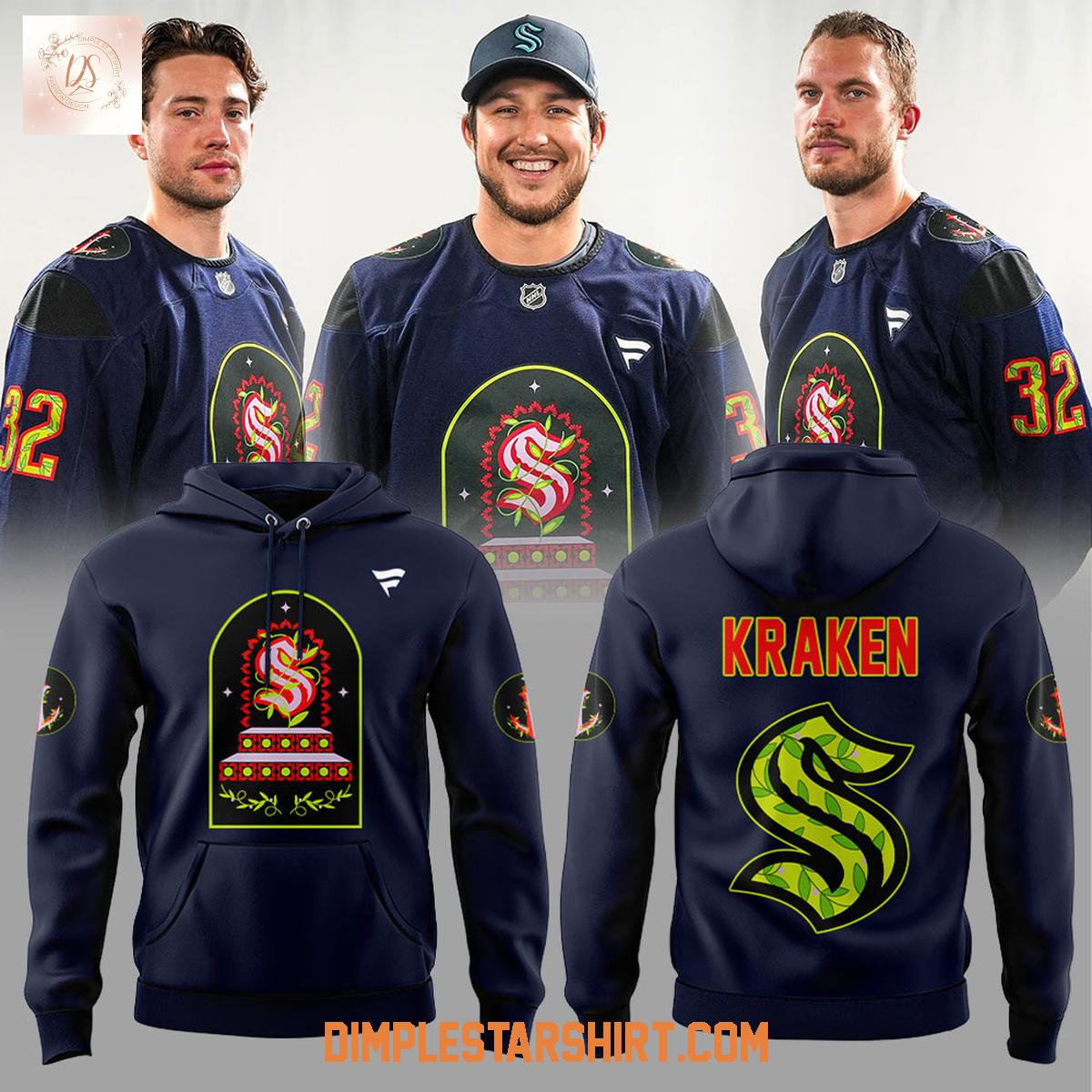 Seattle Kraken Hispanic Heritage Night 2025 Hoodie Shirt Seattle Kraken Hispanic Heritage Night 2025 Hoodie Shirt