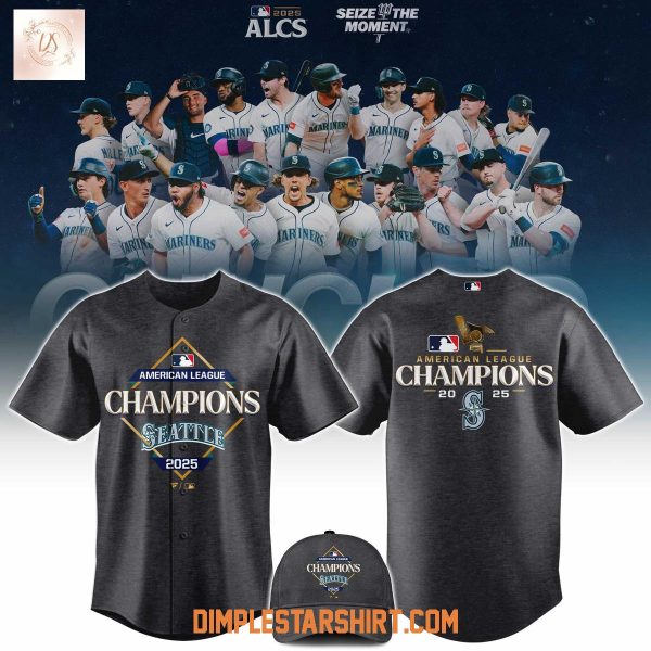 Seattle Mariners AL Champions 2025 Gray Jersey