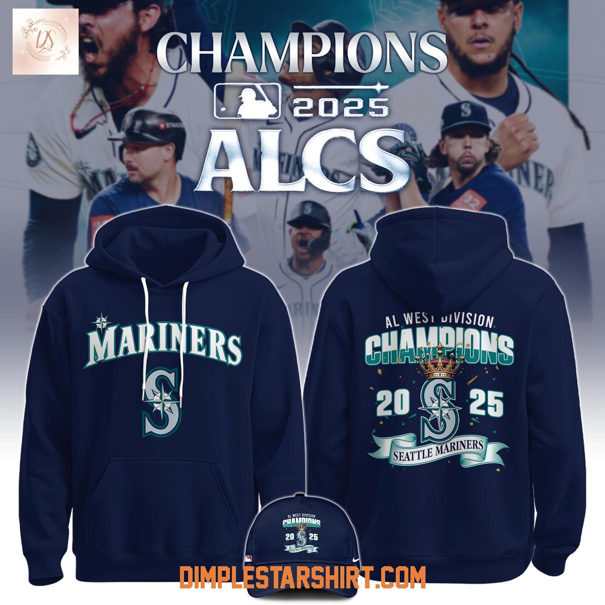Seattle Mariners AL Champions 2025 Hoodie T Shirt Seattle Mariners AL Champions 2025 Hoodie T Shirt