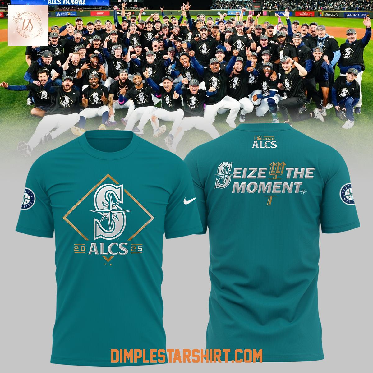 Seattle Mariners ALCS 2025 Seize The Moment Hoodie Shirt Seattle Mariners ALCS 2025 Seize The Moment Hoodie Shirt