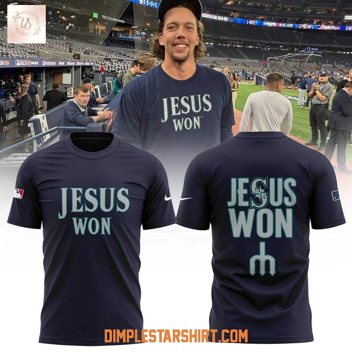 Seattle Mariners Jesus Won Seize The Moment Hoodie Shirt Seattle Mariners Jesus Won Seize The Moment Hoodie Shirt