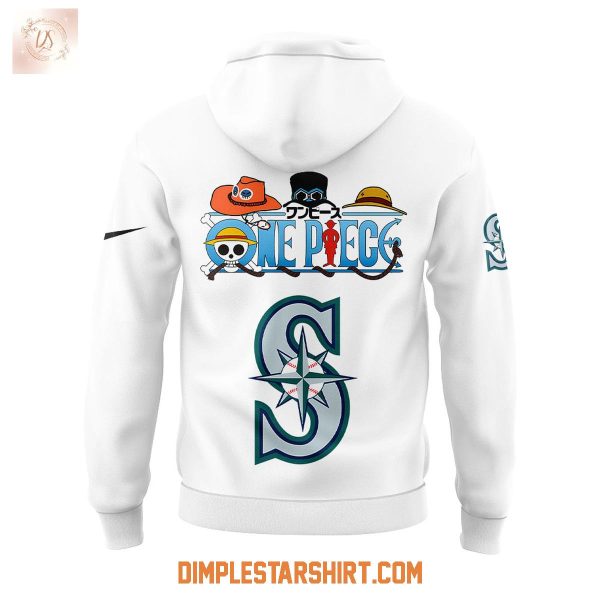 Seattle Mariners One Piece Ace Sabo Luffy Hat Hoodie Shirt