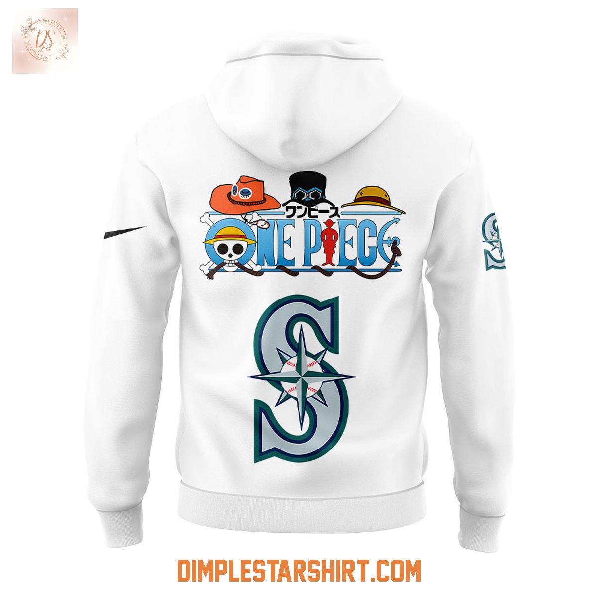 Seattle Mariners One Piece Ace Sabo Luffy Hat Hoodie Shirt Seattle Mariners One Piece Ace Sabo Luffy Hat Hoodie Shirt