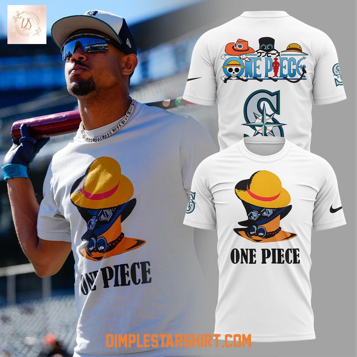 Seattle Mariners One Piece Ace Sabo Luffy Hat Hoodie Shirt Seattle Mariners One Piece Ace Sabo Luffy Hat Hoodie Shirt