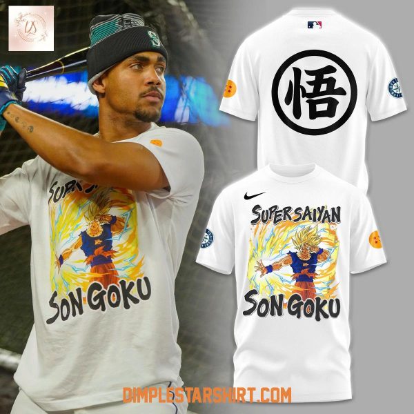 Seattle Mariners Super Saiyan Son Goku Hoodie Shirt
