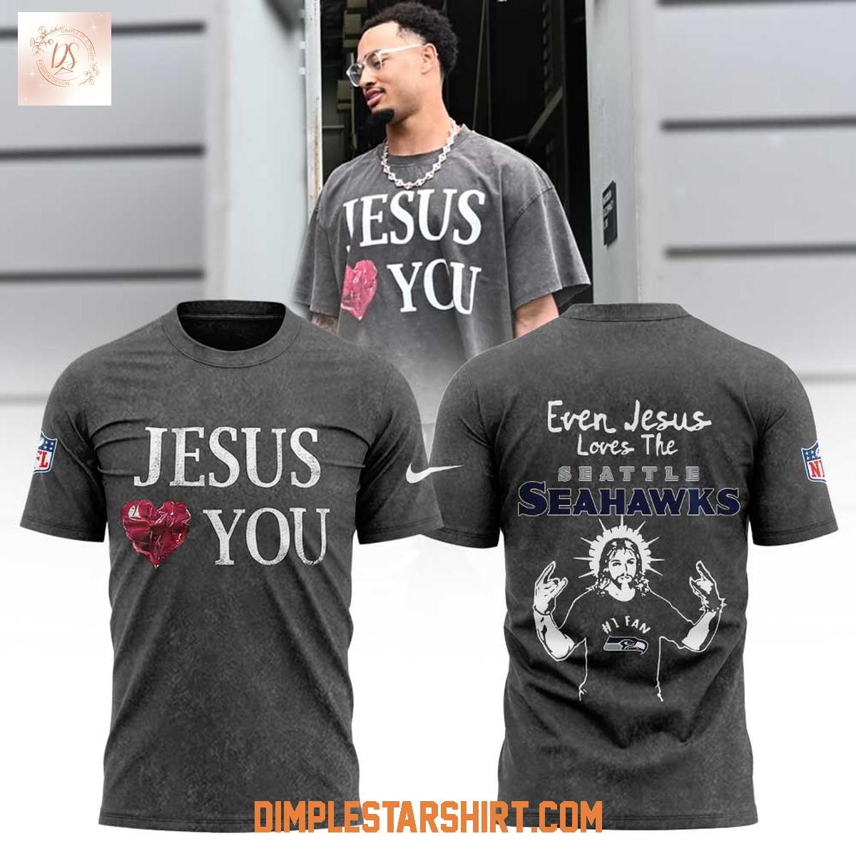 Seattle Seahawks Jesus Love You Hoodie Shirt Seattle Seahawks Jesus Love You Hoodie Shirt