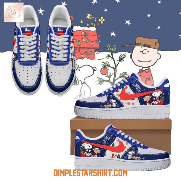 Snoopy Christmas Air Force 1 Shoes