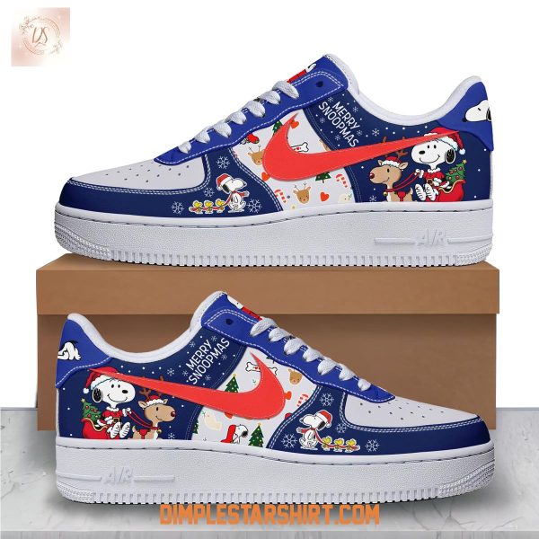 Snoopy Christmas Air Force 1 Shoes