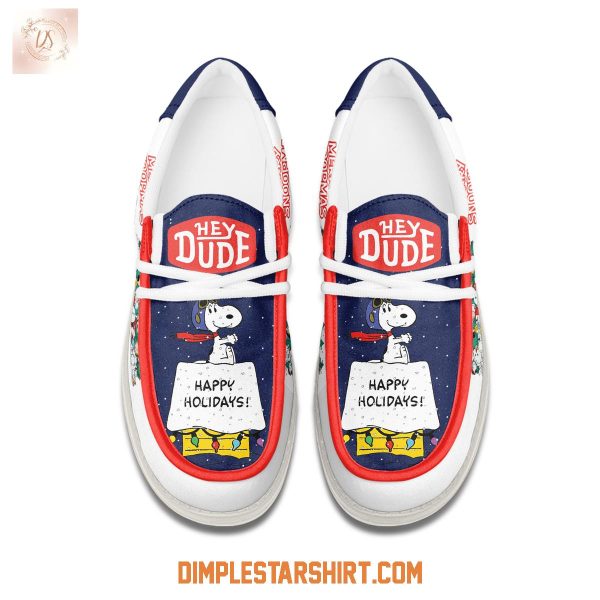 Snoopy Merry Christmas Happy Holiday Hey Dude Shoes