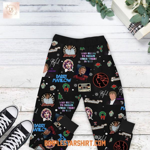 Some Of Us Grew Up Listening To Barry Manilow The Cool Ones Still Do Black Pajamas Set