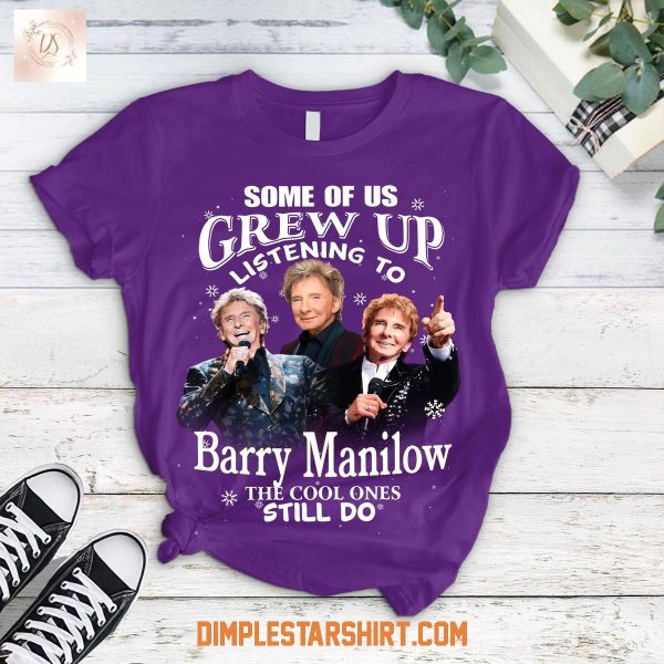 Some Of Us Grew Up Listening To Barry Manilow The Cool Ones Still Do Purple Pajamas Set