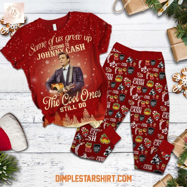 Some Of Us Grew Up Listening To Johnny Cash The Cool Ones Still Do Pajamas Set