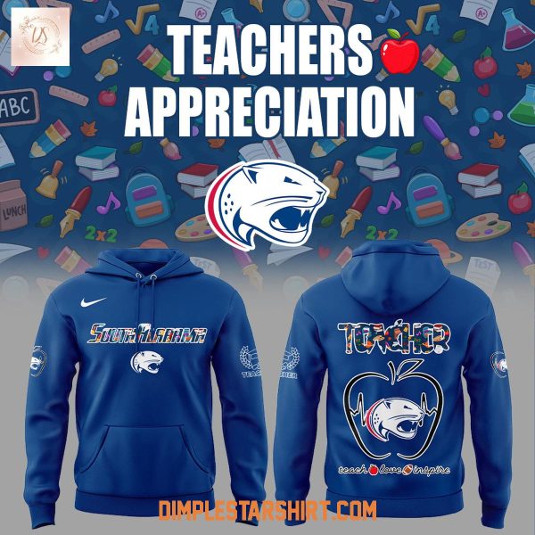 South Alabama Jaguars Teachers Appreciation 2025 Hoodie Shirt