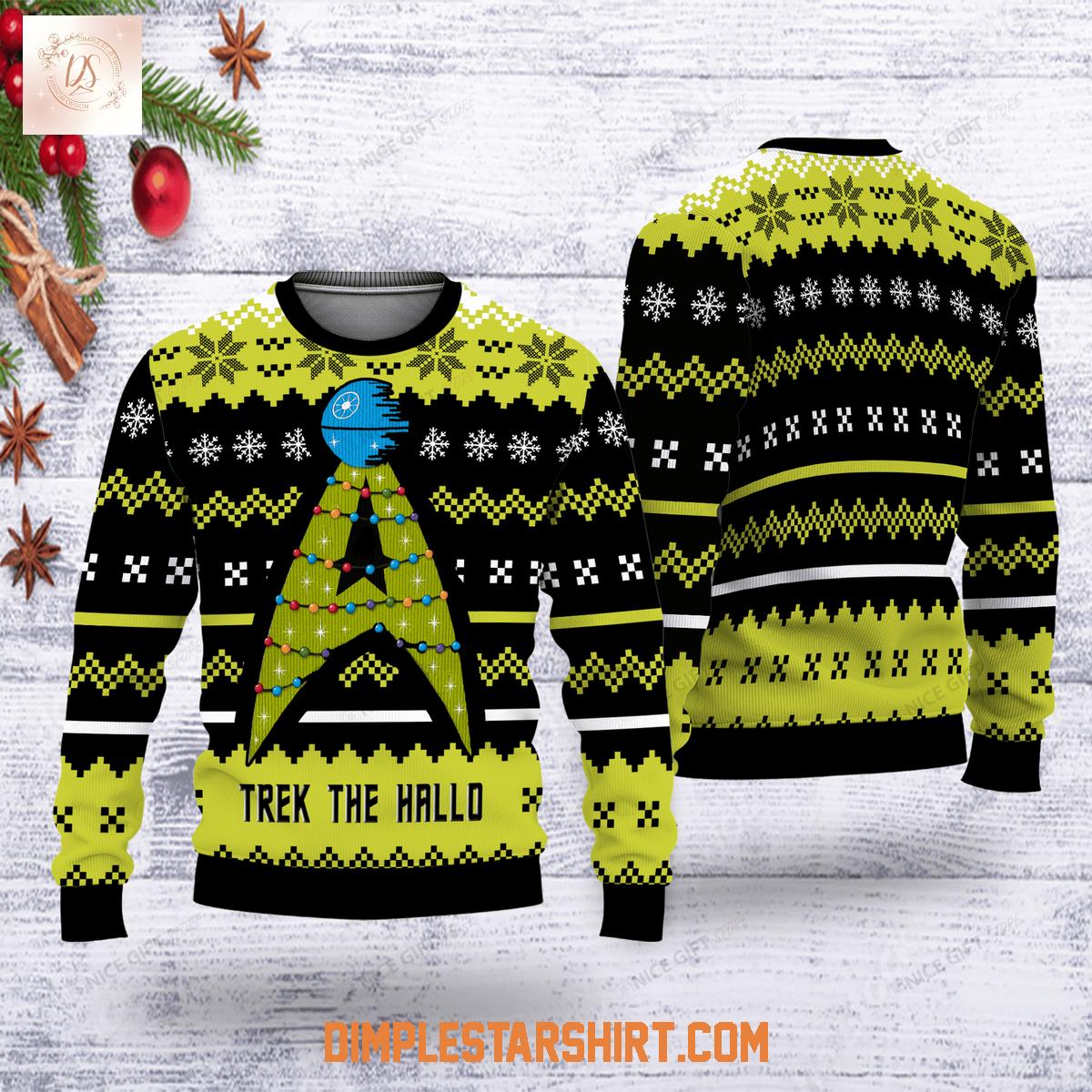 Star Trek The Hallo 2025 Christmas Ugly Sweater Star Trek The Hallo 2025 Christmas Ugly Sweater