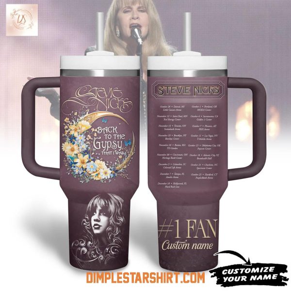 Stevie Nicks Back To The Gypsy That I Was Tumbler 40oz
