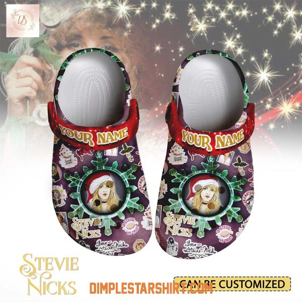 Stevie Nicks Christmas Clogs Crocs