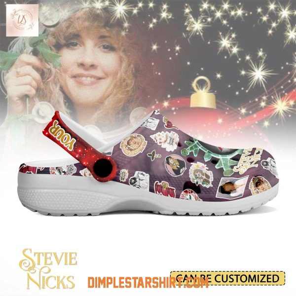 Stevie Nicks Christmas Clogs Crocs