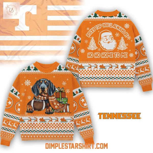Tennessee Volunteers Rocky Top Christmas Ugly Sweater