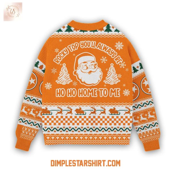 Tennessee Volunteers Rocky Top Christmas Ugly Sweater
