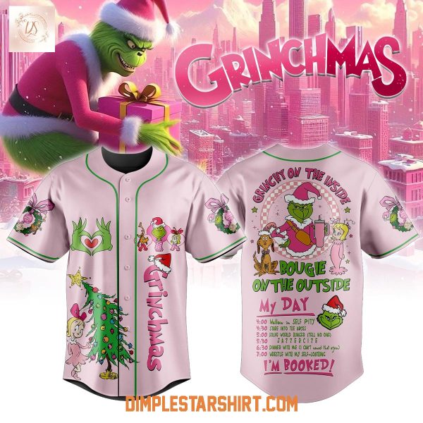 The Grinch Christmas Grinchy On The Inside Bougie On The Outside Jersey