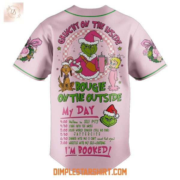 The Grinch Christmas Grinchy On The Inside Bougie On The Outside Jersey